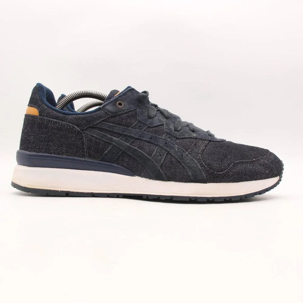 Asics Onitsuka Tiger Sneakers Ally Denim Blue Men's Size 10 Athletic Shoes D716N